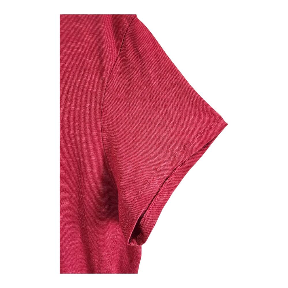 TOAD & CO XL Marley Dress Hibiscus Short Slv Organic Cotton Tencel NEW No Belt - Picture 6 of 8